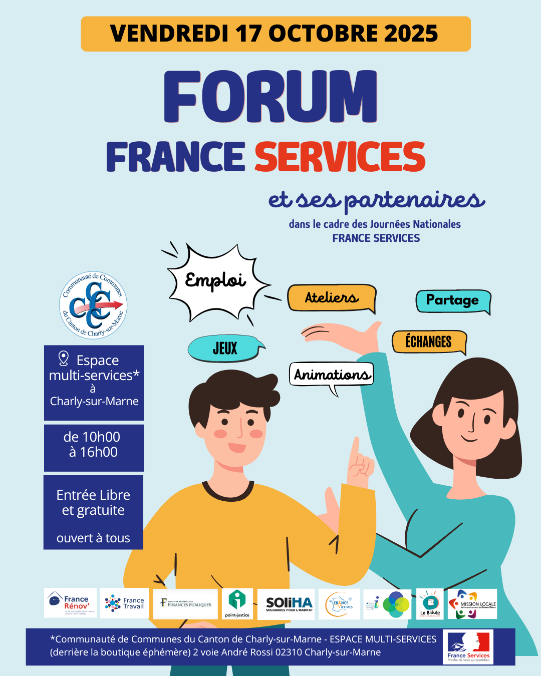 FORUM FRANCE SERVICES ET SES PARTENAIRES