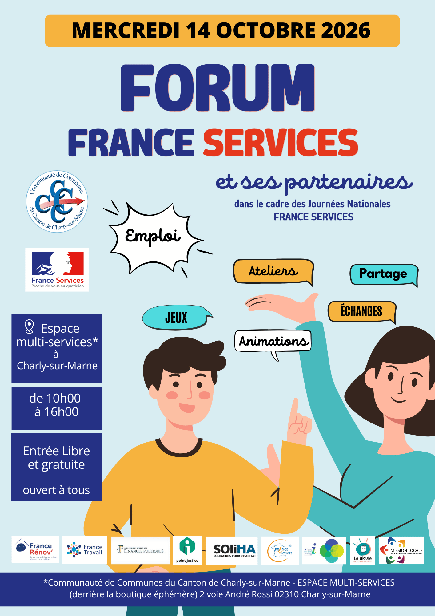 FORUM FRANCE SERVICES ET SES PARTENAIRES