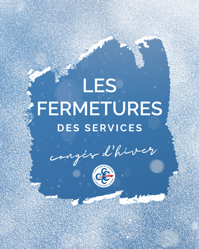 Fermetures de fin d'année – Communauté de...