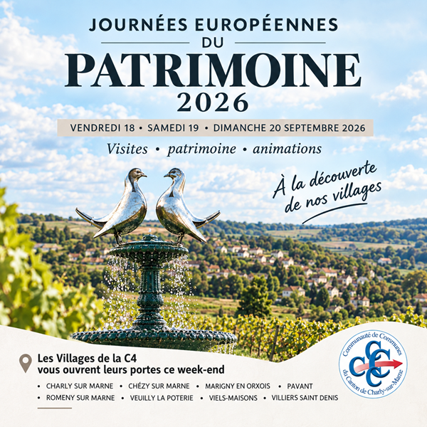 Journées Européennes du Patrimoine 2026...
